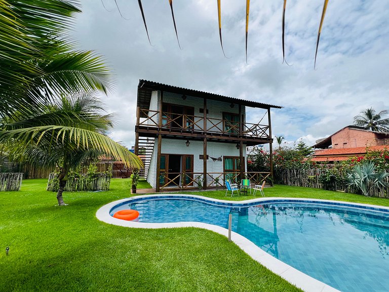 Ap novo com piscina e vista para o mar a 80mt da Praia de Ba