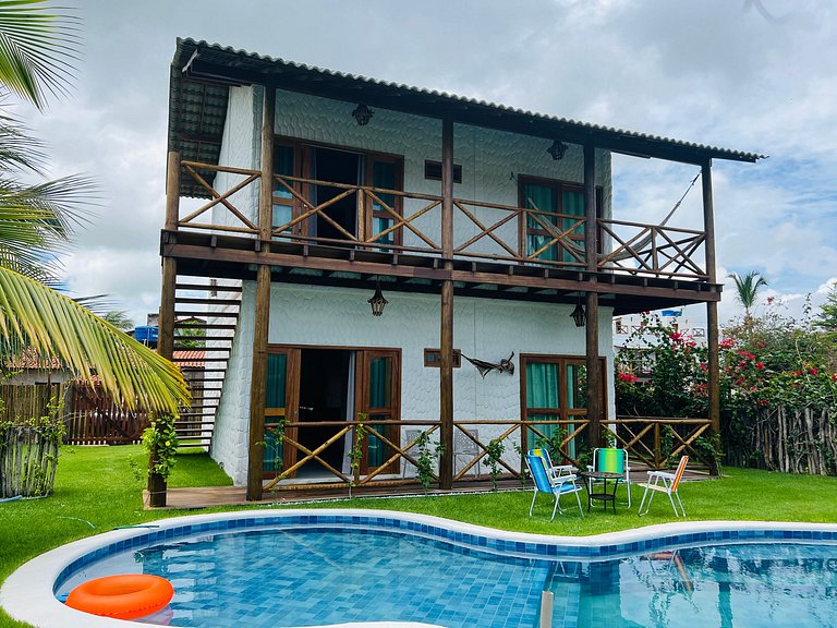 Ap novo com piscina e vista para o mar a 80mt da Praia de Ba