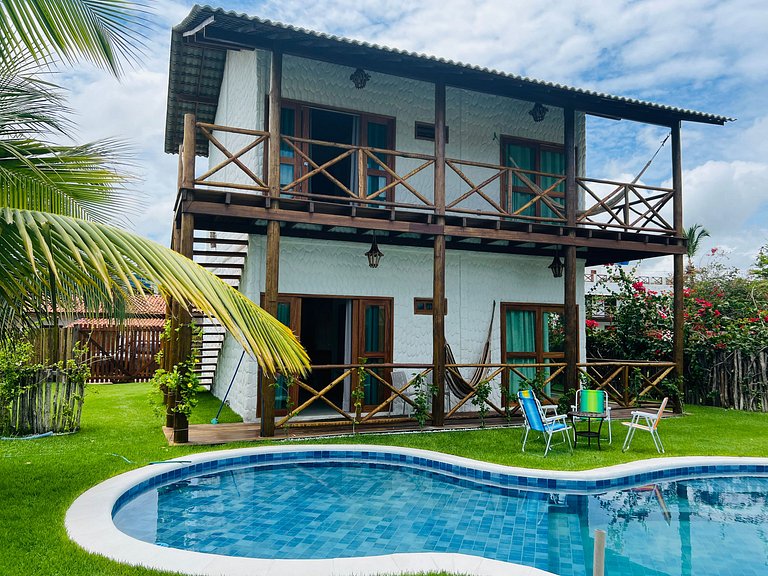 Ap novo com piscina e vista para o mar a 80mt da Praia de Ba