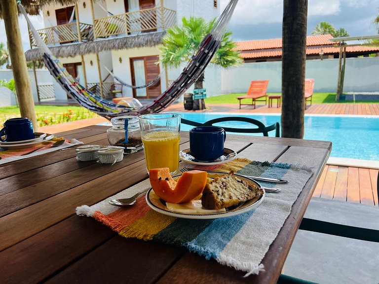 Condomínio em Barra Grande com Piscins e café da manhà